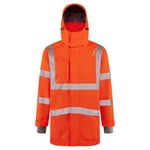 Leo Workwear PETROC Leo EcoViz® 10K Performance+ Dobby Fleece-Lined Anorak - thumbnail 2