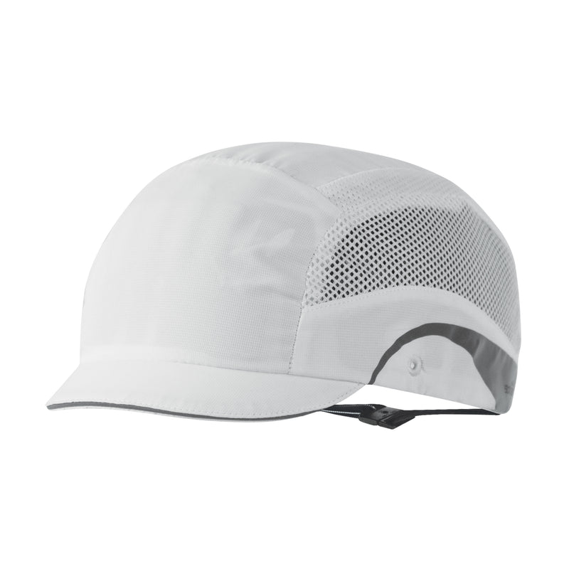JSP HardCap Aerolite Lightweight Bump Cap - 2.5cm Peak - White