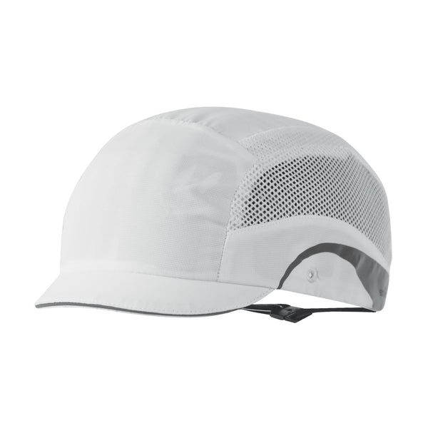 JSP HardCap Aerolite Lightweight Bump Cap - 2.5cm Peak - White