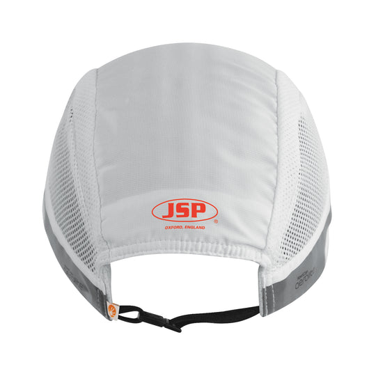 JSP HardCap Aerolite Lightweight Bump Cap - 2.5cm Peak - White