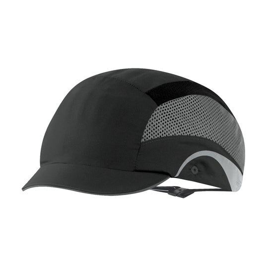 JSP HardCap Aerolite Lightweight Bump Cap - 2.5cm Peak - Black