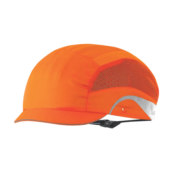 JSP HardCap Aerolite Lightweight Bump Cap - 2.5cm Peak - High Visibility Orange