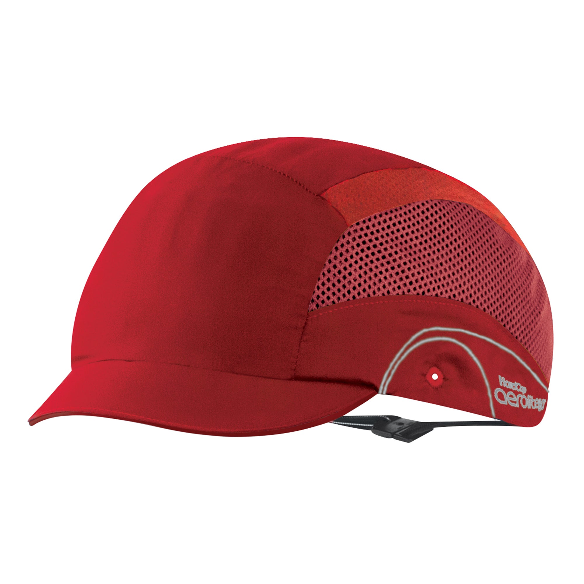 JSP Hardcap Aerolite 60° Lightweight Bump Cap - 2.5cm Peak - Red