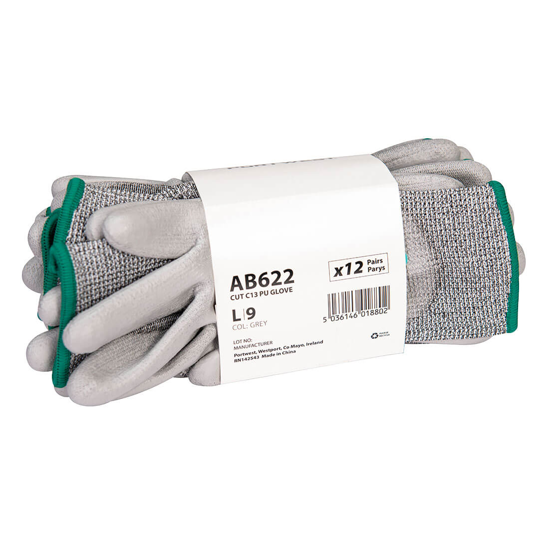 Portwest Cut C13 PU Essential Multipack (12 Pack)
