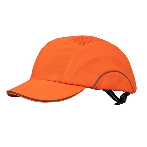 JSP Hardcap A1+ Bump Cap - 5cm Peak - Hi-Vis Orange