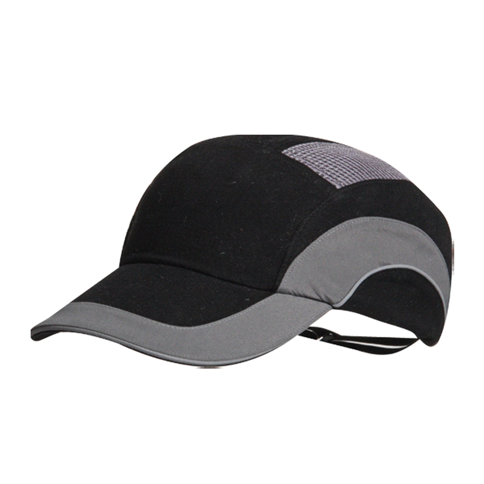 JSP Hardcap A1+ Bump Cap - 5cm Peak - Black / Grey