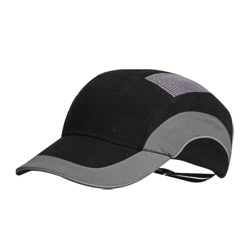 JSP Hardcap A1+ Bump Cap - 5cm Peak - Black / Grey