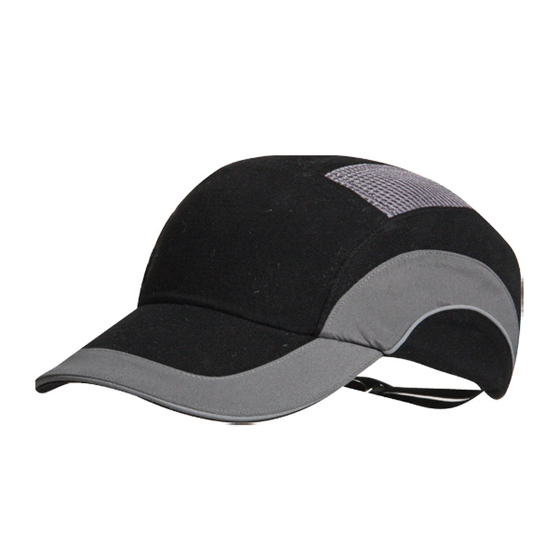JSP Hardcap A1+ Bump Cap - 5cm Peak - Black / Grey