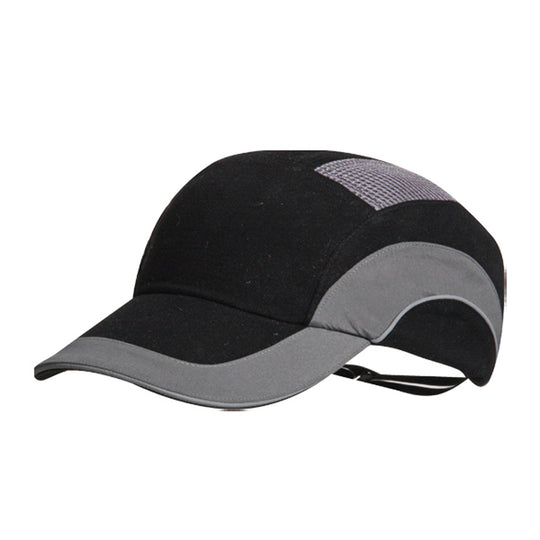 JSP Hardcap A1+ Bump Cap - 5cm Peak - Black / Grey