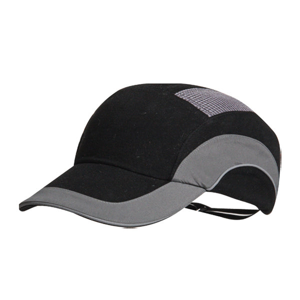 JSP Hardcap A1+ Bump Cap - 5cm Peak - Black / Grey
