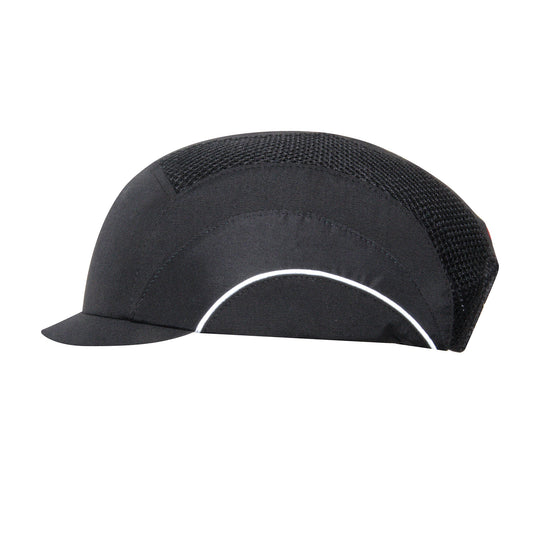 JSP Hardcap A1+ Bump Cap - 2.5cm Peak - Black