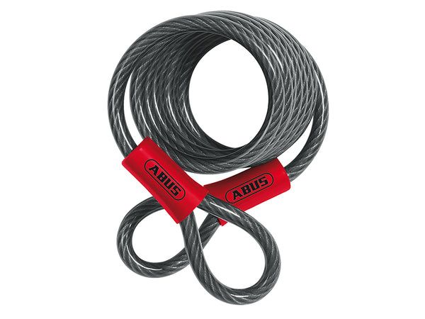 ABUS 1850/185 Cobra Loop Cable, 8mm thick and 185cm long, with protective vinyl coating.