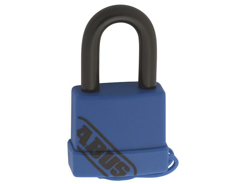 keyed alike ABUS 70IB/35C Aqua Safe padlocks in retail packaging.