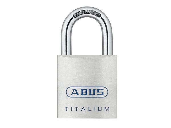 Keyed alike ABUS 80TI/40 Titalium padlock, offering strong, lightweight security with one key.