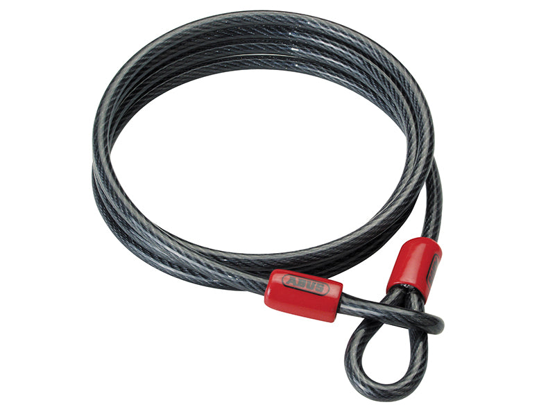 An 8mm thick, 200cm long ABUS Cobra Loop Cable, flexible and easy to use.