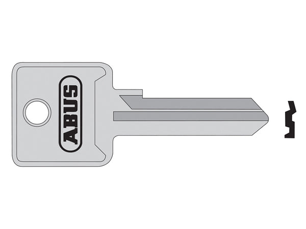 ABUS KB02698 key blank, another profile for the 85 series heavy-duty padlocks.