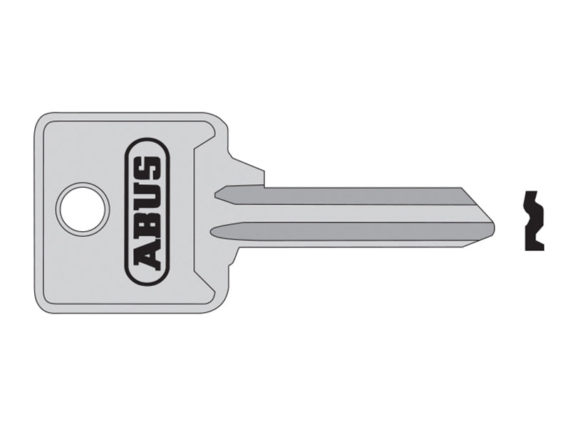 ABUS KB02702 key blank for another key variation in the ABUS 85 padlock series.