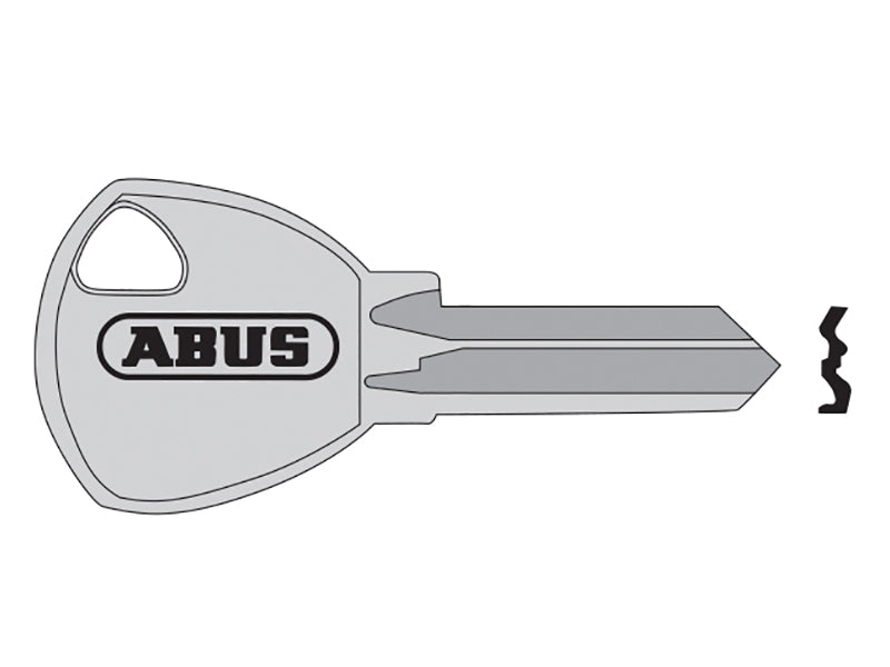ABUS KB12022 key blank, a further key profile for the ABUS 65 series.