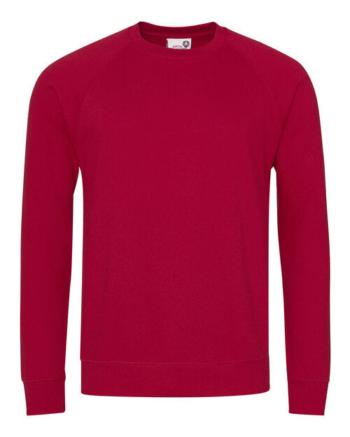 AWDis Academy Senior Academy Raglan Sweatshirt - AC001M