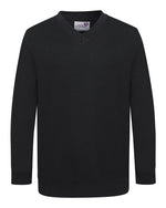 AWDis Academy Kids Academy V-Neck Sweatshirt - AC003B - thumbnail 6