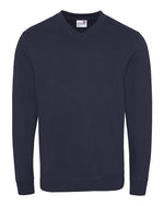 AWDis Academy Senior Academy V-Neck Sweatshirt - AC003M - thumbnail 1
