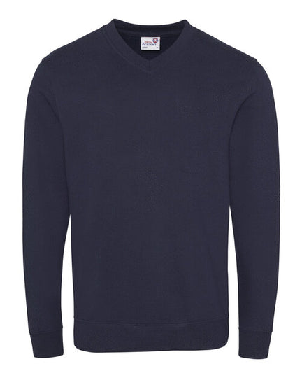 AWDis Academy Senior Academy V-Neck Sweatshirt - AC003M