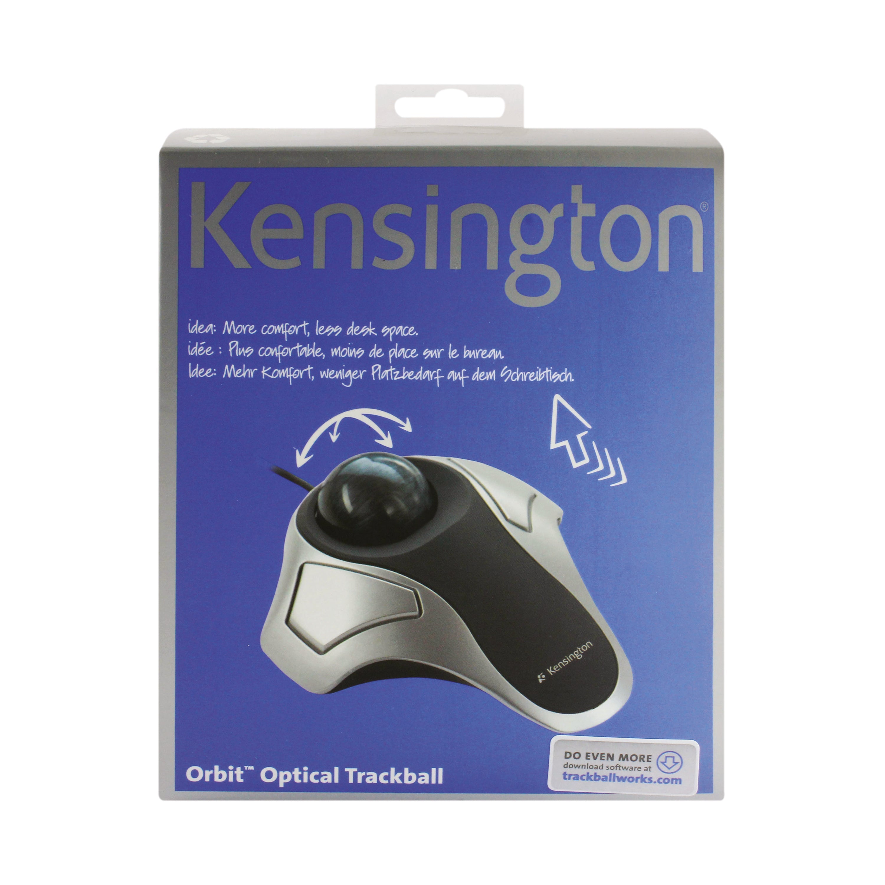 Kensington Orbit Optical Trackball Silver/grey 64327eu