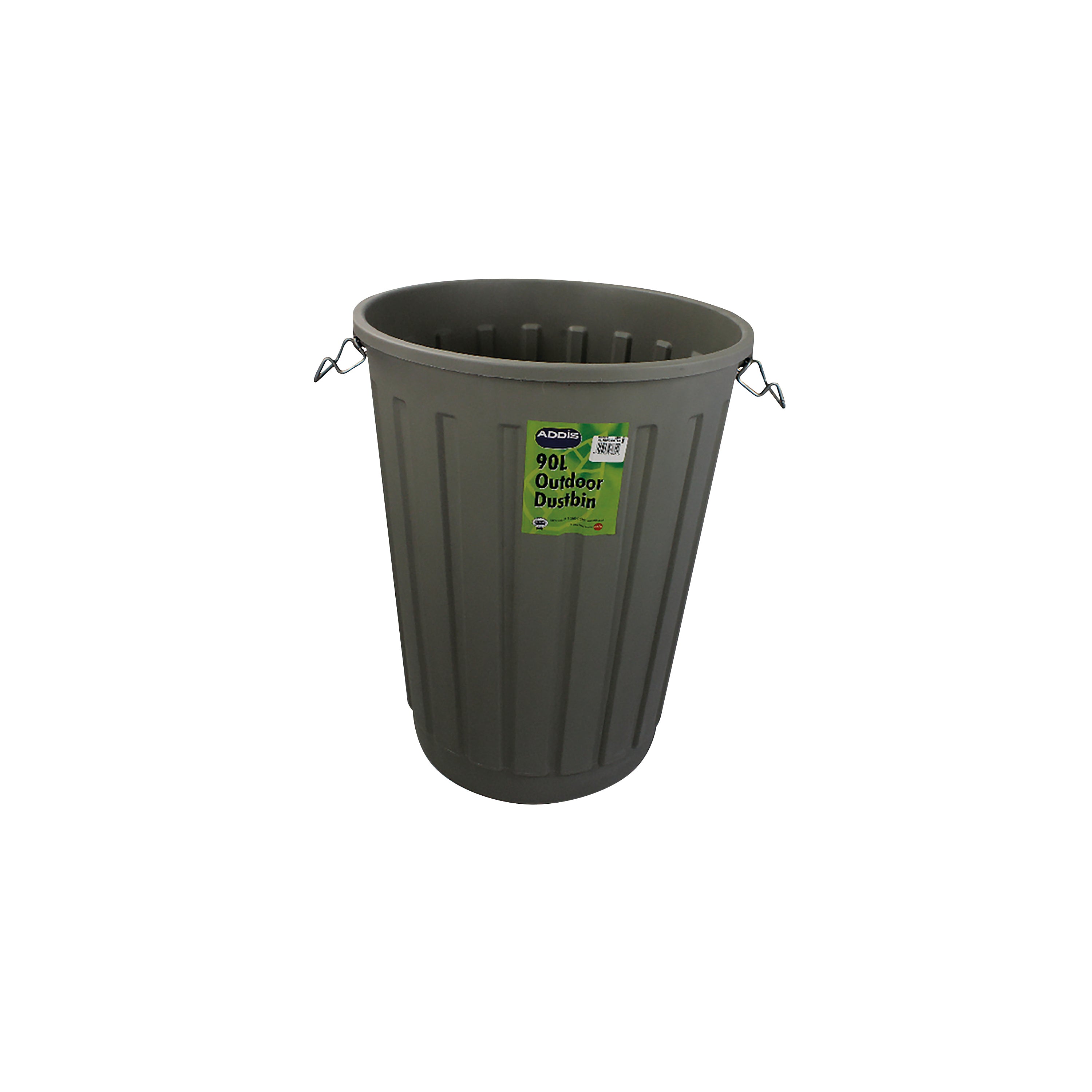 Addis Dustbin Base Round 90 Litre Grey B766Grey