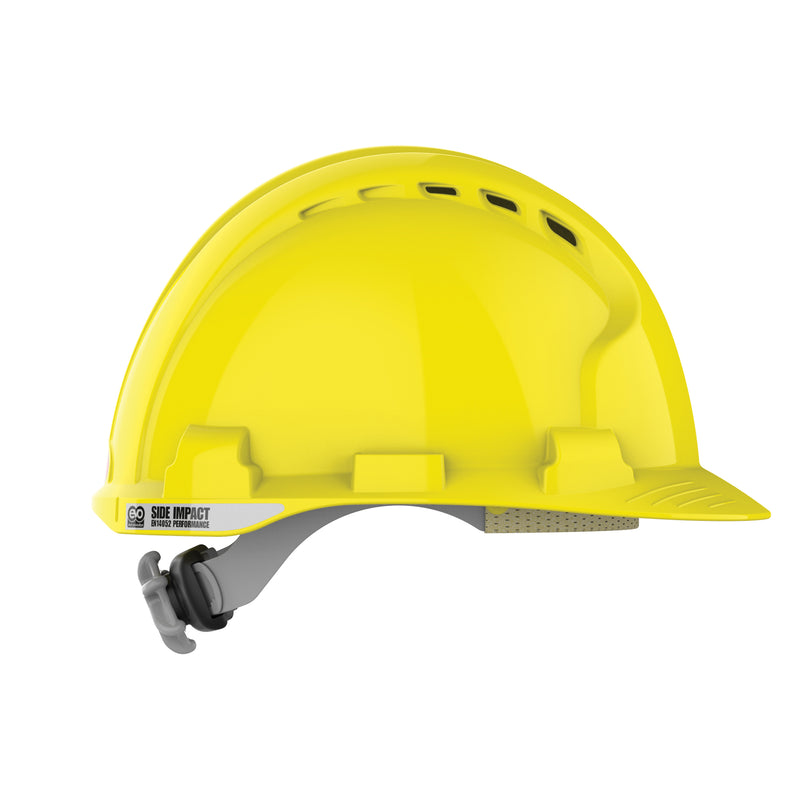 JSP EVO8 EN14052 Safety Helmet - Vented - Yellow