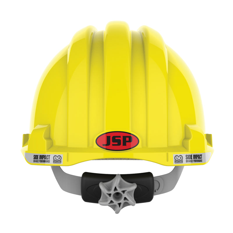 JSP EVO8 EN14052 Safety Helmet - Vented - Yellow