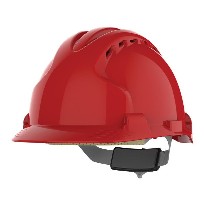 JSP EVO8 EN14052 Safety Helmet - Vented - Red