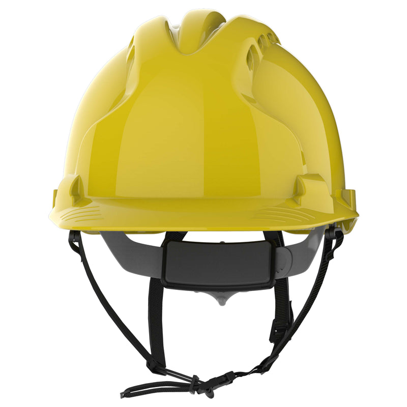 JSP EVO8 Safety Helmet - Linesman - Vented - Yellow