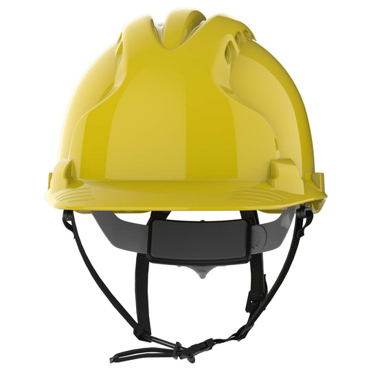 JSP EVO8 Safety Helmet - Linesman - Vented - Yellow