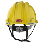 JSP EVO8 Safety Helmet - Linesman - Vented - Yellow