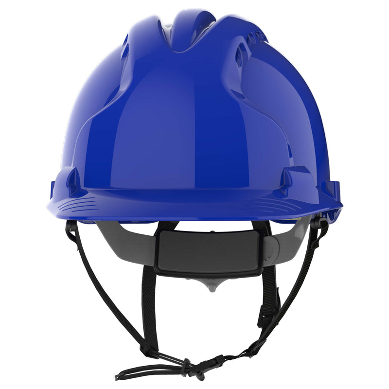 JSP EVO8 Safety Helmet - Linesman - Vented - Blue