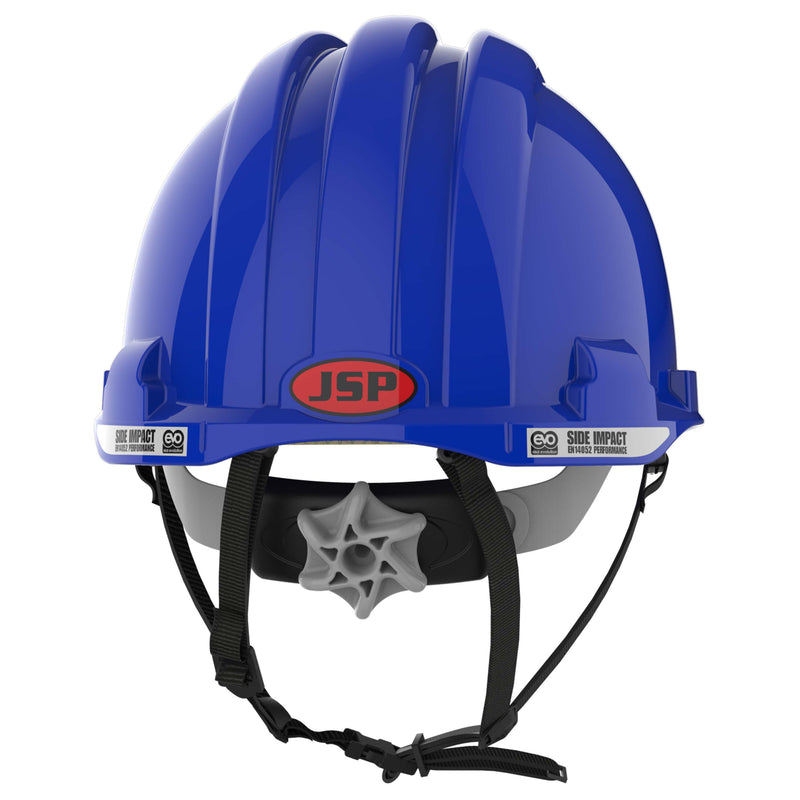 JSP EVO8 Safety Helmet - Linesman - Vented - Blue