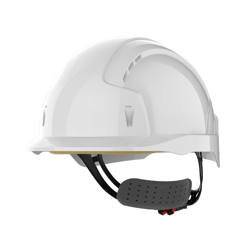 JSP EVOLite Safety Helmet - Wheel Ratchet - White