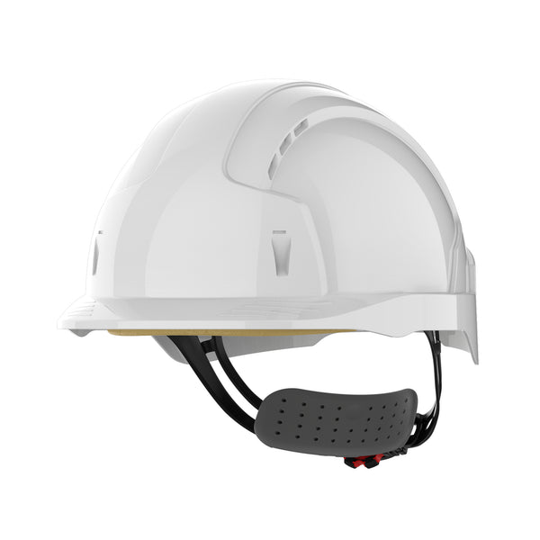 JSP EVOLite Safety Helmet - Wheel Ratchet - White