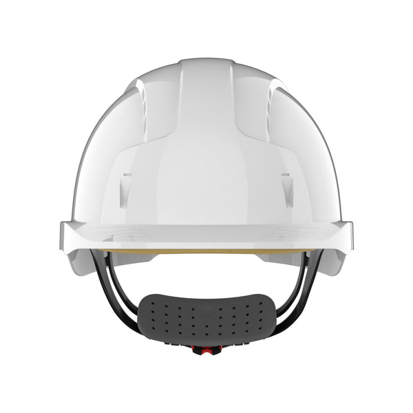 JSP EVOLite Safety Helmet - Wheel Ratchet - White