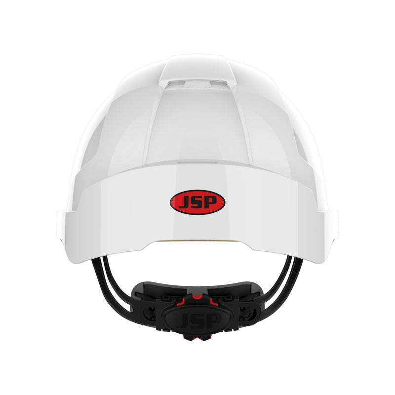 JSP EVOLite Safety Helmet - Wheel Ratchet - White