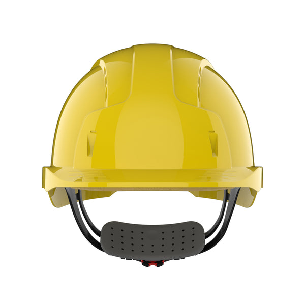 JSP EVOLite Safety Helmet - Wheel Ratchet - Yellow