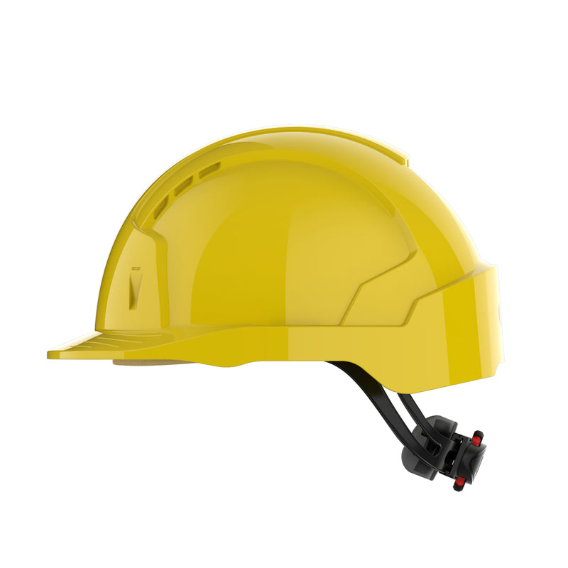 JSP EVOLite Safety Helmet - Wheel Ratchet - Yellow