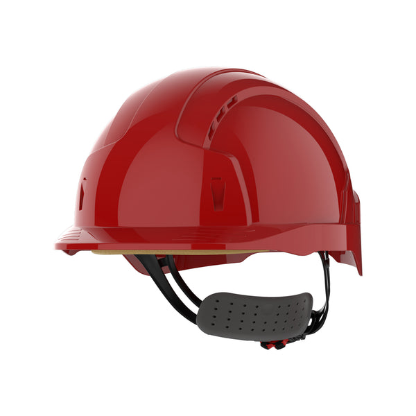 JSP EVOLite Safety Helmet - Wheel Ratchet - Red