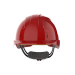 JSP EVOLite Safety Helmet - Wheel Ratchet - Red - thumbnail 2