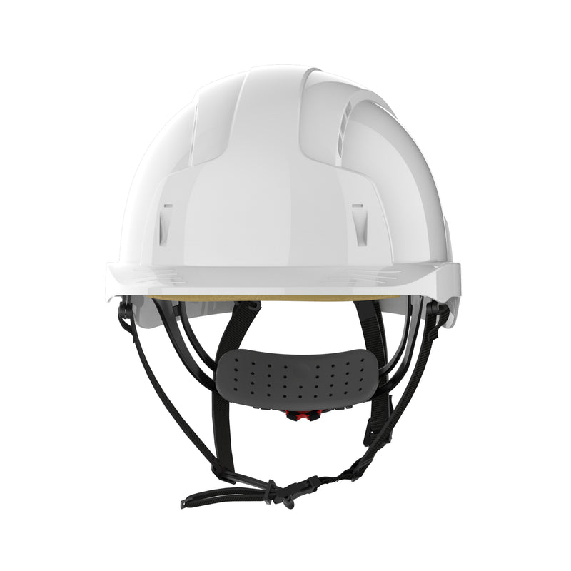 JSP EVOLite Linesman Safety Helmet - Wheel Ratchet - White
