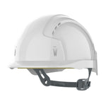 JSP EVOLite Safety Helmet - Slip Ratchet - Vented - White - thumbnail 1