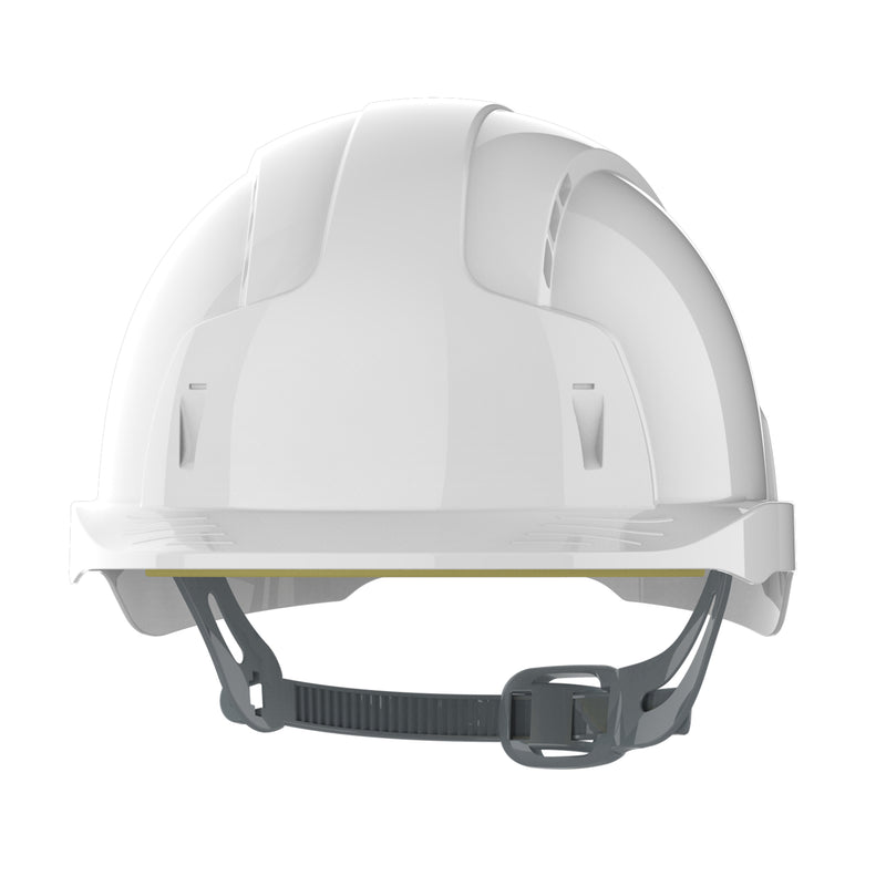JSP EVOLite Safety Helmet - Slip Ratchet - Vented - White