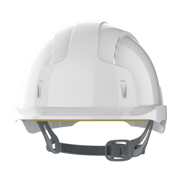 JSP EVOLite Safety Helmet - Slip Ratchet - Vented - White