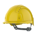 JSP EVOLite Safety Helmet - Slip Ratchet - Vented - Yellow - thumbnail 1