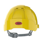 JSP EVOLite Safety Helmet - Slip Ratchet - Vented - Yellow - thumbnail 4